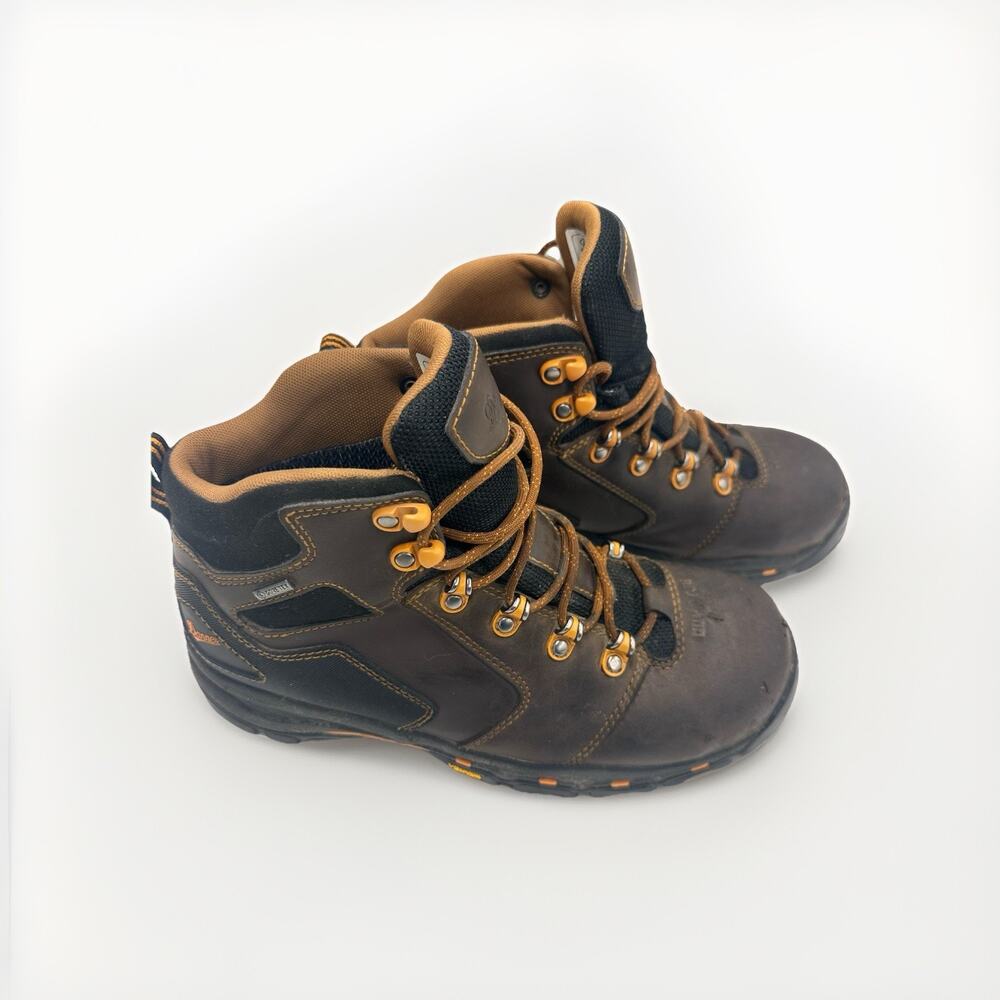 Danner Vicious 4.5” Gore-Tex Boots Brown/Orange Leather Composite Toe Men’s 8D